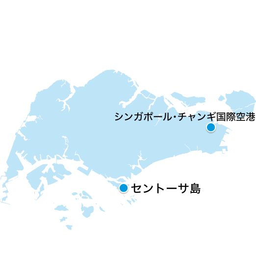 シンガポールの地図